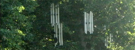  Video of "Wind Chime" (after "Dream) an art installation by Pierre Huyghes